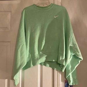 Green Nike Crewneck Sweatshirt